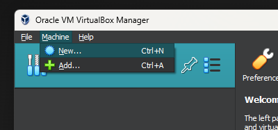 Create a new VM